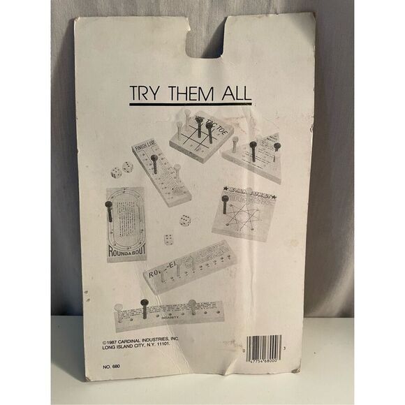 Wood Peg Brain Teaser-Insanity- Cardinal Game New Vintage 1987 - Picture 2 of 4